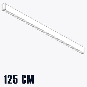 Galleriliste - 125 cm - hvid